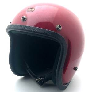 送料無料 BUCO INTERNATIONAL RED METALFLAKE 59cm/インターナショナル赤レッドビンテージヘルメットベビーブコレジスタルendurogt500tx70s