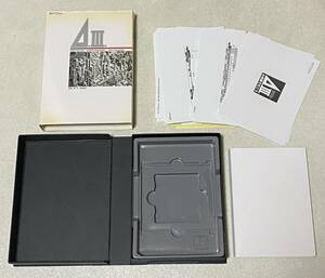 PC-9801 A列車で行こう3 箱・車両カードのみ / ディスク・説明書欠品 