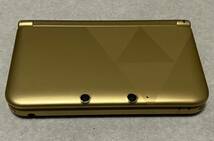 ニンテンドー3DSLL 本体 ゼルダの伝説 神々のトライフォース2仕様/ACアダプタ（WAP-002充電器）付き/簡易動作確認・初期化済 現状品 任天堂_画像3