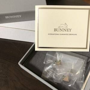 BUNNEY Pyramid Studs バニー ピラミッド スタッズ シルバー925 3個セット 新品未使用未開封