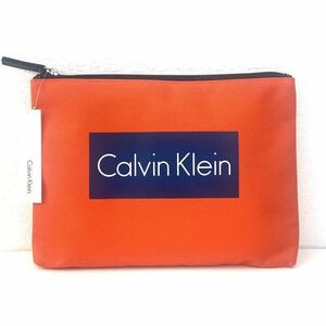 [ new goods unused ] Calvin Klein CalvinKlein pouch multi case orange a133