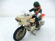 【34308】◆おもちゃ ミニカー ポピー 仮面ライダー ミニミニサイクロン号 1/26 NO750 Diecast 石森プロ 東映 現状品◆_画像2