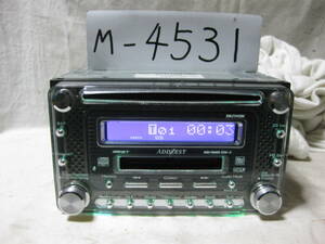 M-4531　ADDZEST　アゼスト　DMZ345BK　MDLP　AUX　2Dサイズ　CD&MDデッキ　故障品