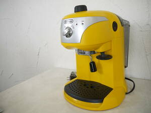 delonghi デロンギ　エスプレッソカプチーノメーカー EC221Y イエロー コーヒーメーカー