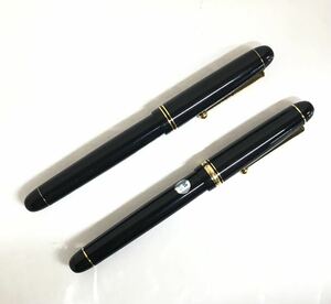 【SR189】PILOT CUSTOM67 CUSTOM74 パイロット カスタム 14K-585 5 万年筆 ブラック ゴールド 文房具 筆記用具 箱付き