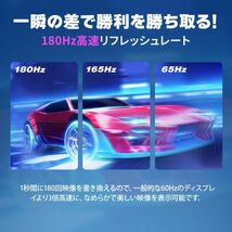 ゲーミングモニター 23.8インチ 27インチ 180Hz/165Hz/144Hz FHD 1080p VA【1ms応答 2mm狭額縁 8mm薄型】pcモニター パソコンモニター Fre_画像3