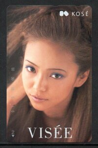 テレカ 安室奈美恵 KOSE VISEE★テレホンカード