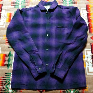 JELADO　ジェラード　Vincent Shirt　オープンカラーシャツ　サイズ15　グレープ　定価￥19,800　美品　正規取扱店購入