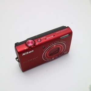 美品 COOLPIX S6200 ブリリアントレッド 即日発送 デジカメ Nikon デジタルカメラ 本体 あすつく 土日祝発送OK