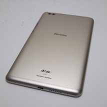 超美品 d-02K dtab Compact ゴールド タブレット 白ロム 中古 タブレット DoCoMo HUAWEI あすつく 土日祝発送OK_画像2