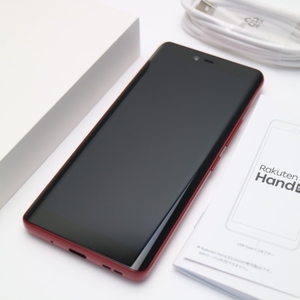 新品同様 SIMフリー Rakuten Hand 5G クリムゾンレッド スマホ 白ロム 中古 あすつく 土日祝発送OK