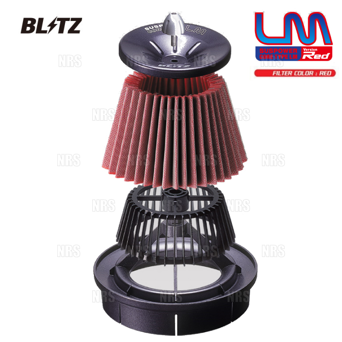 BLITZ ブリッツ サスパワー コアタイプLM-RED (レッド) フィット ハイブリッドRS GP4 LEA-MF6 2012/5~2013/9 (59126
