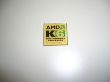 AMD K6 エンブレム 中古品_画像1
