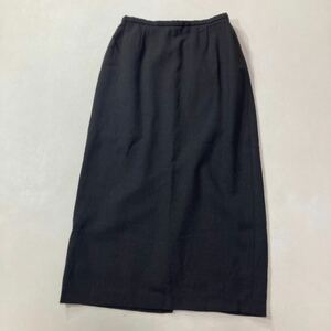 247 MaxMara Max Mara wool stretch long skirt tight skirt on goods slit 40208AD