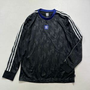 264 adidas SKATEBOARDING アディダス ドッドソン クルーネック 長袖 Tシャツ トップス ジャージ サイズO スケートボーディング 40213N