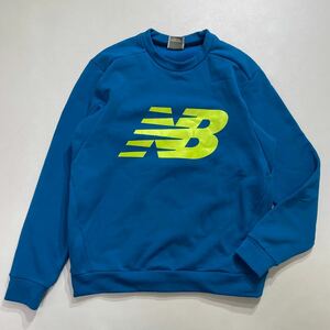 280 NEW BALANCE ニューバランス スウェット プルオーバー トレーナー サイズM ビッグロゴプリント 裏起毛 スポーツ トレーニング 40216J