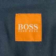 295 BOSS HUGO BOSS ヒューゴ ボス ピンタック 長袖 シャツ ドレスシャツ カフス プリーツ ネイビー 紺 メンズ 40216U_画像4