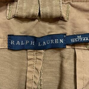 62 RALPH LAUREN ラルフローレン コットン パンツ フロントポケット ベージュ アメカジ ワーク 春夏 サイズM レディース 30527Gの画像3