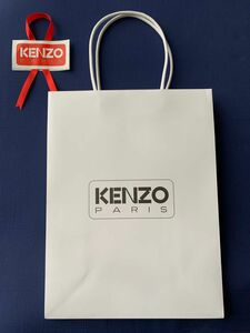 KENZO ショッパー 紙袋 手提げ リボンシール付