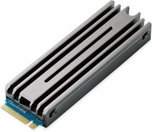 エレコム 内蔵SSD 1TB M.2 2280 PCIe Gen4 x4 [PS5専用設計のヒートシンク (中古品)