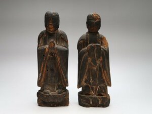 【青】110205木彫仏像2点　江戸期仏教美術