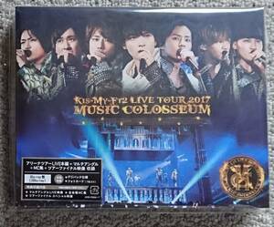 美品☆キスマイ☆Kis-My-Ft2 DVD LIVE TOUR 2017 MUSIC COLOSSEUM☆Blu-ray盤☆初回特典付き☆マルチアングル☆フォトカード付