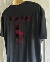 【送料無料】新品 Polo Ralph Lauren ポロラルフローレン★メンズ ビッグポニー バックプリント 半袖 Ｔシャツ（ L サイズ）黒_画像4