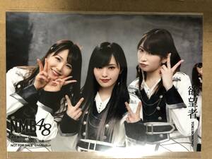 NMB48 店舗特典 欲望者 タワレコ特典 通常盤 Type-D 生写真 山本彩 白間美瑠 吉田朱里 AKB48 TOWER RECORDS