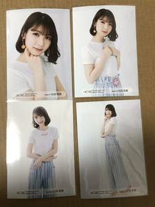 HKT48 松岡菜摘 月別 Theater 2019 March team H ver. 生写真 4種コンプ 劇場トレーディング