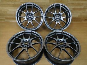 14-214◆鍛造★BBS RF★18in7.5J+48 PCD100-4H★EGシビック,ロードスター,フィット TE37 CE28 RS LM◆