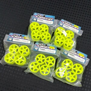 スイープ ミニ用5本スポークホイール タイプA イエロー Sweep swoon Mini 5Spoke wheels type-A yellow（4pcs）5個セット 