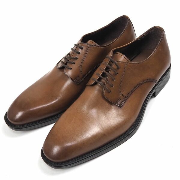 P959 未使用品 ジャンカルロモレリ プレーントゥ ビジネスシューズ 本革 GIANCARLO MORELLI (サイズ:24.5cm) 紳士靴 e-49