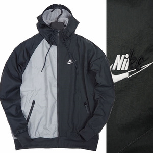 R142 新品 ナイキ ウーブン フルジップ ジャケット ブルゾン (サイズ:XL) NIKE ゴルフ トレーニング 中厚