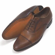 P959 未使用品 ホーキンス 本革 ストレートチップ ビジネスシューズ HAWKINS 27.5cm マッケイ製法 メンズ 紳士靴 e-66_画像3