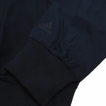 P972 新品 アディダス MA-1 ボンバージャケット ブルゾン メンズ ストレッチ adidas ゴルフ (サイズ:2XL) 紺_画像6