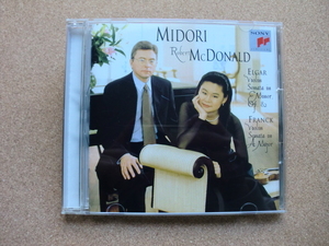 ＊【CD】MIDORI（五嶋みどり）（ヴァイオリン）／フランク＆エルガー ヴァイオリン・ソナタ（SRCR1974）（日本盤）