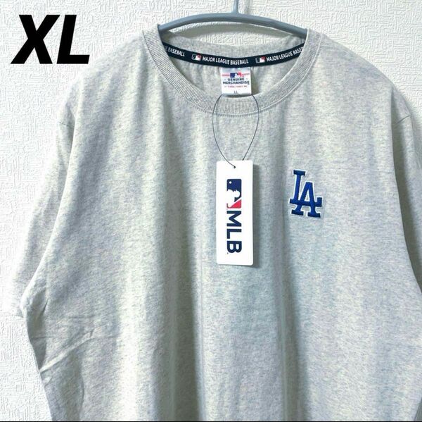 MLB ロサンゼルス　ドジャース Tシャツ 半袖　XL 大谷翔平　オートミール