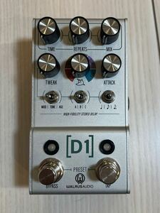 WALRUS AUDIO MAKO Series: D1 High-Fidelity Delay V2 ディレイ