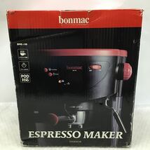 （C8）【同梱可】1スタ bonmac エスプレッソメーカー BME-100 POD対応 エスプレッソマシン コーヒー _画像2