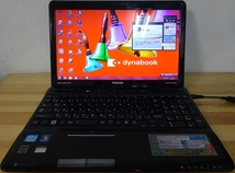 東芝 ノートパソコン dynabook Qosmio T551/T6DB/Core i7-2670QM 2.2GHz/8GB/750GB/テレビ地上波放送/中古特価良品_画像1