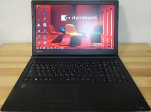 東芝ノートパソコン Dynabook Satellite B35/R/Cele 3205U 1.5GHz/4GB/500GB/中古特価良品