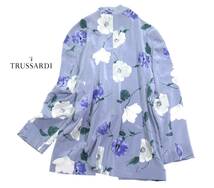 ヴィンテージ トラサルディ TRUSSARDI 素敵 とろみ ジャケット _画像2