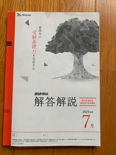 ベネッセ 進研模試 解答解説 2023年度7月