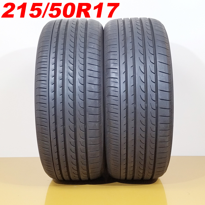 2021年製 YOKOHAMA ヨコハマ 215/50R17 95V XL BluEarth RV02 夏タイヤ サマータイヤ 2本セット [ A3331 ] 【中古タイヤ】