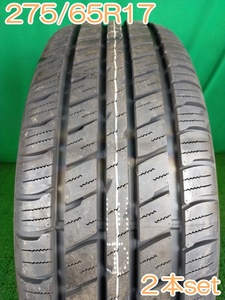 FALKEN ファルケン 275/65R17 115H WILDPEAK H/T HT01 夏タイヤ サマータイヤ 2本セット [ A3116 ] 【中古タイヤ】