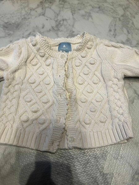 BABY GAP カーディガン ニット 長袖 ベビー　女の子