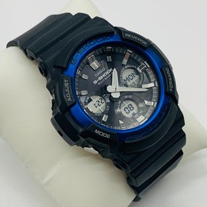 G-SHOCK GAW100B 稼働 箱付き ギャラ 腕時計 ジーショック カシオ 美品 レア 黒 タフソーラー 時計 1円 レア ファッション ウォッチ 14035