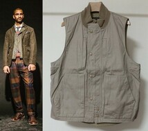 Engineered Garments エンジニアードガーメンツ Field Vest CL Coated Canvas フィールド ベスト M_画像1