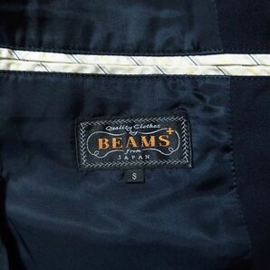 BEAMS PLUS ビームスプラス コンバットウール 3ボタン CORDURA 金釦 ブレザー ジャケット S 紺の画像5