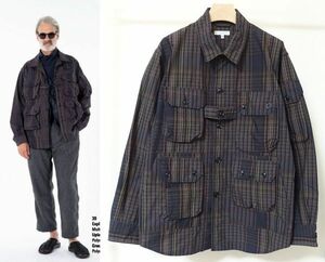 21SS Engineered Garments エンジニアードガーメンツ Explorer Shirt Jacket Nyco Plaid エクスプローラー シャツ ジャケット XS